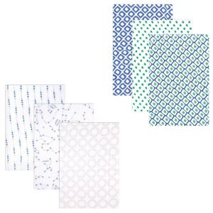imageMuslin Swaddle Blanket 6PackBlue GreenBlue Constellation