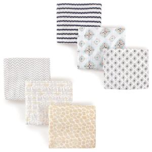 imageMuslin Swaddle Blanket 6PackElephantAztec