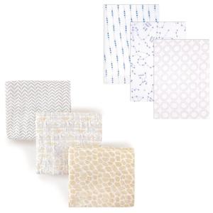 imageMuslin Swaddle Blanket 6PackElephantBlue Constellation