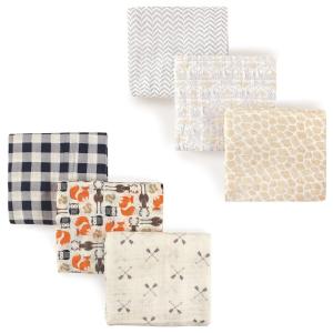 imageMuslin Swaddle Blanket 6PackElephantForest
