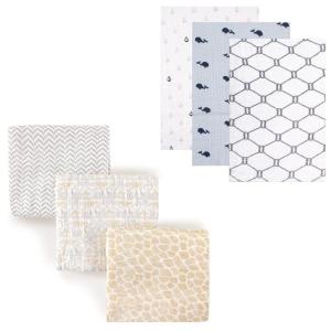 imageMuslin Swaddle Blanket 6PackElephantWhale