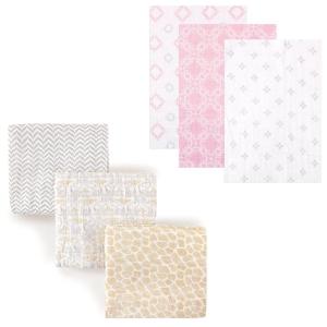 imageMuslin Swaddle Blanket 6PackElephantsDamask