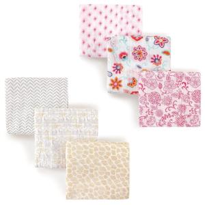 imageMuslin Swaddle Blanket 6PackElephantsFloral