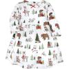imageHudson Baby Girls Cotton DressesCasual DressChristmas Forest