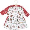 imageHudson Baby Girls Cotton DressesCasual DressChristmas Forest
