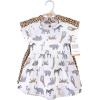 imageHudson Baby Girls Cotton DressesCasual DressModern Pink Safari