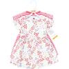 imageHudson Baby Infant and Toddler Girls Cotton DressesBright Pink Flower Field