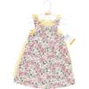 imageHudson Baby Infant and Toddler Girls Cotton DressesPink Yellow Pretty Floral