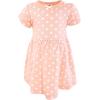 imageHudson Baby Infant and Toddler Girls Cotton DressesSweet Peach