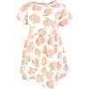 imageHudson Baby Infant and Toddler Girls Cotton DressesSweet Peach