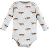 imageHudson Baby unisexbaby Cotton Longsleeve Bodysuits 5packWoodland Animals