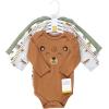 imageHudson Baby unisexbaby Cotton Longsleeve Bodysuits 5packWoodland Animals