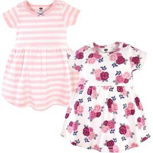 imageHudson Baby Girls Cotton DressesCasual DressBlush Floral