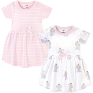 imageHudson Baby Girls Cotton DressesCasual DressElephant Princess