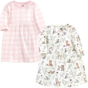 imageHudson Baby Girls Cotton DressesCasual DressEnchanted Forest