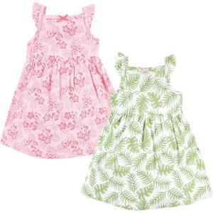 imageHudson Baby Girls Cotton DressesCasual DressPalm Leaf
