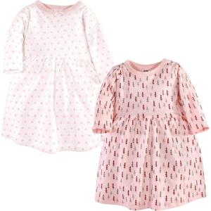 imageHudson Baby Girls Cotton DressesCasual DressWinter Forest Longsleeve