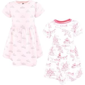 imageHudson Baby Infant and Toddler Girls Cotton DressesPink Fairytale Princess