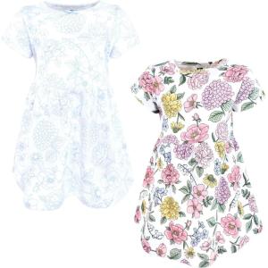 imageHudson Baby Infant and Toddler Girls Cotton DressesVintage Blossom