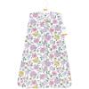 imageHudson Baby Unisex Baby Cotton Sleeveless Wearable Sleeping Bag Sack Blanket Modern Rainbow 06 MonthsVintage Blossom