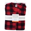 imageHudson Baby Unisex Baby Plush Sleeping Bag Sack Blanket Boy Farm Animals Long Sleeve 612 MonthsBuffalo Plaid Longsleeve