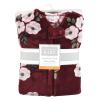 imageHudson Baby Unisex Baby Plush Sleeping Bag Sack Blanket Boy Farm Animals Long Sleeve 612 MonthsBurgundy Floral Long Sleeve