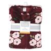 imageHudson Baby Unisex Baby Plush Sleeping Bag Sack Blanket Boy Farm Animals Long Sleeve 612 MonthsBurgundy Floral Sleeveless