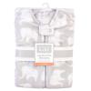imageHudson Baby Unisex Baby Plush Sleeping Bag Sack Blanket Boy Farm Animals Long Sleeve 612 MonthsGray Elephant