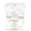 imageHudson Baby Unisex Baby Plush Sleeping Bag Sack Blanket Boy Farm Animals Long Sleeve 612 MonthsLongsleeve Snowflakes
