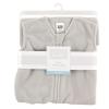 imageHudson Baby Unisex Baby Plush Sleeping Bag Sack Blanket Boy Farm Animals Long Sleeve 612 MonthsSolid Light Gray Fleece