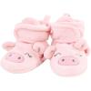imageHudson Baby UnisexChild Cozy Fleece BootiesCow Pig
