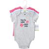 imageHudson Baby babygirls Cotton Bodysuits 3packBe Kind Girl