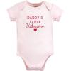 imageHudson Baby babygirls Cotton Bodysuits 3packBe Mine Valentine