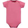 imageHudson Baby babygirls Cotton Bodysuits 3packBlush Rose Leopard