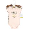 imageHudson Baby babygirls Cotton Bodysuits 3packCinnamon Hearts