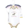 imageHudson Baby babygirls Cotton Bodysuits 3packCowgirl
