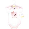 imageHudson Baby babygirls Cotton Bodysuits 3packCutie Bear