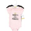 imageHudson Baby babygirls Cotton Bodysuits 3packDaddys Little Princess