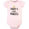 imageHudson Baby babygirls Cotton Bodysuits 3packDaddys Little Princess