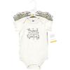 imageHudson Baby babygirls Cotton Bodysuits 3packDarling