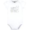 imageHudson Baby babygirls Cotton Bodysuits 3packEaster Bunny Pink