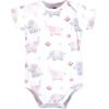 imageHudson Baby babygirls Cotton Bodysuits 3packElephant Butterfly