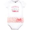 imageHudson Baby babygirls Cotton Bodysuits 3packFavorita Botanical Tutu