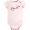 imageHudson Baby babygirls Cotton Bodysuits 3packFavorita Botanical Tutu