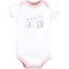 imageHudson Baby babygirls Cotton Bodysuits 3packGirl First Valentine Easter