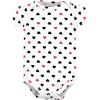 imageHudson Baby babygirls Cotton Bodysuits 3packGirl Mommy Red Black