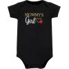 imageHudson Baby babygirls Cotton Bodysuits 3packGirl Mommy Red Black