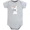 imageHudson Baby babygirls Cotton Bodysuits 3packGirl Whimsical Dog