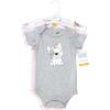 imageHudson Baby babygirls Cotton Bodysuits 3packGirl Whimsical Dog