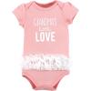 imageHudson Baby babygirls Cotton Bodysuits 3packGrandmas Love Tutu